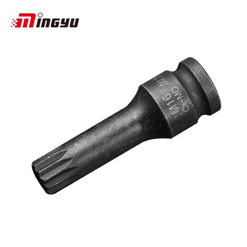 Llave inglesa eléctrica neumática, 1 unidad de 1/2 pulgadas, Impacta Spline, 12 puntos, cabeza M5 M8, M10, M12, M16, M18