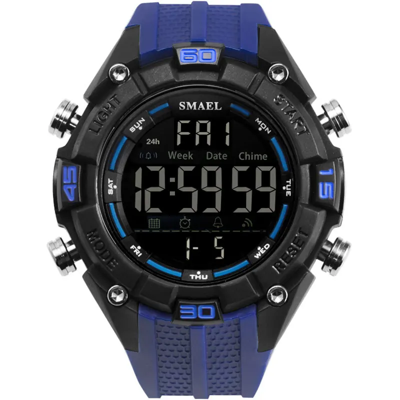 Smael Outdoor Sports Multifunctional Men's Watch Waterproof Personality Trend Electronic Watch