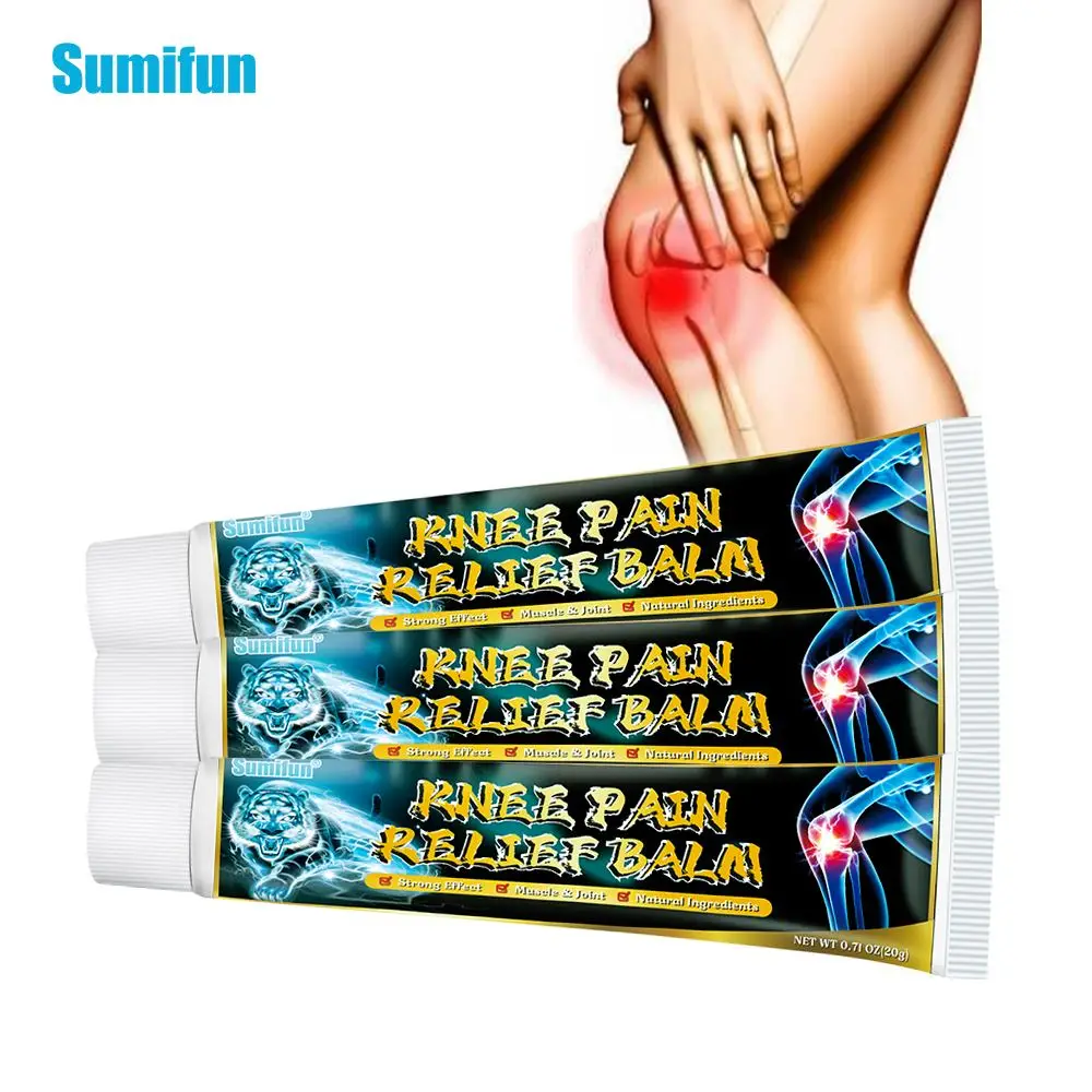 

3Pcs Sumifun Tiger Balm Knee Sprian Analgesic Ointment Neuralgia Acid Stasis Ankle Joint Rheumatism Arthritis Cream Health Care