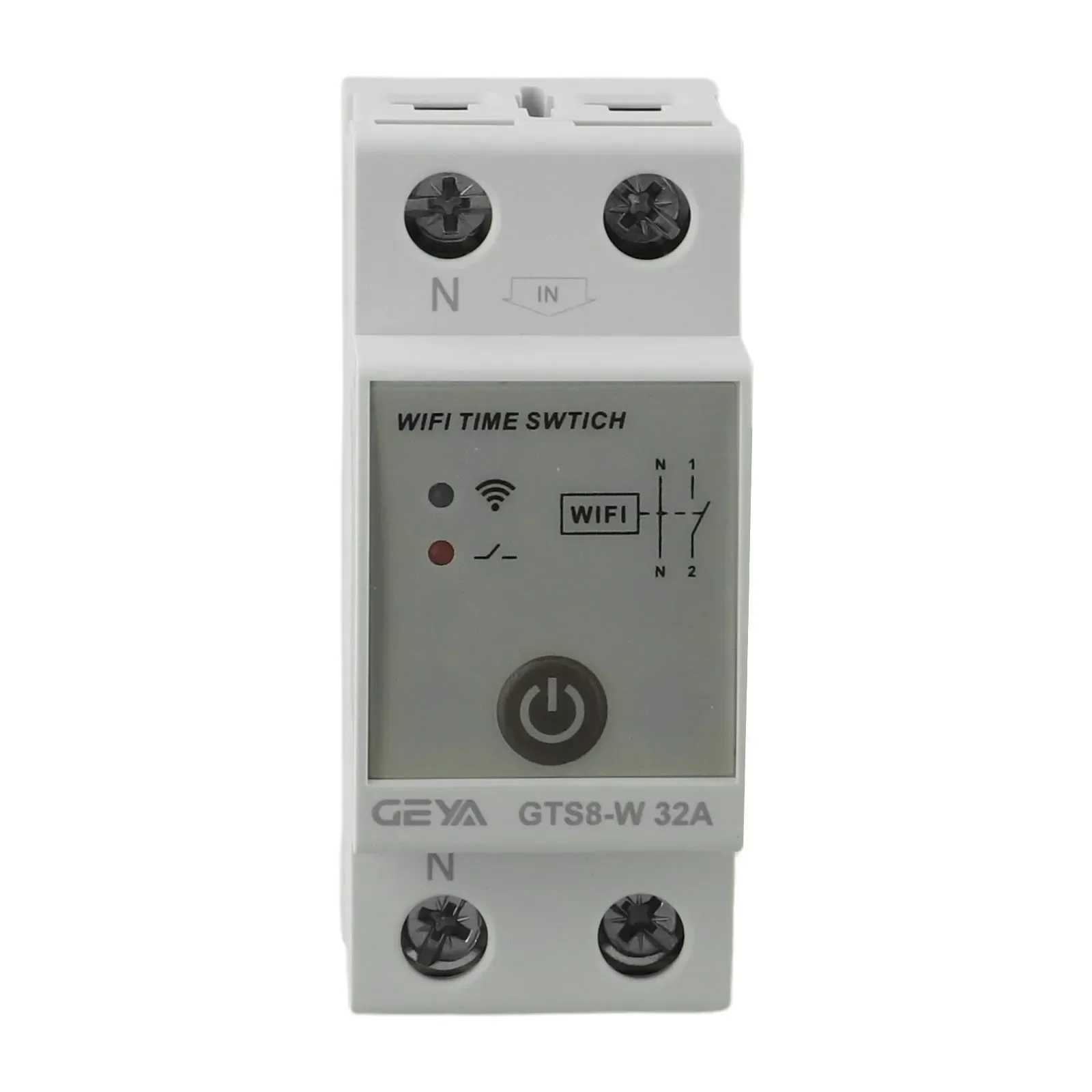 

Remote Timing Control 130g Weight DIN Rail Control Switch Din Rail Smart Switch Intelligent Timer AC220V Power Supply