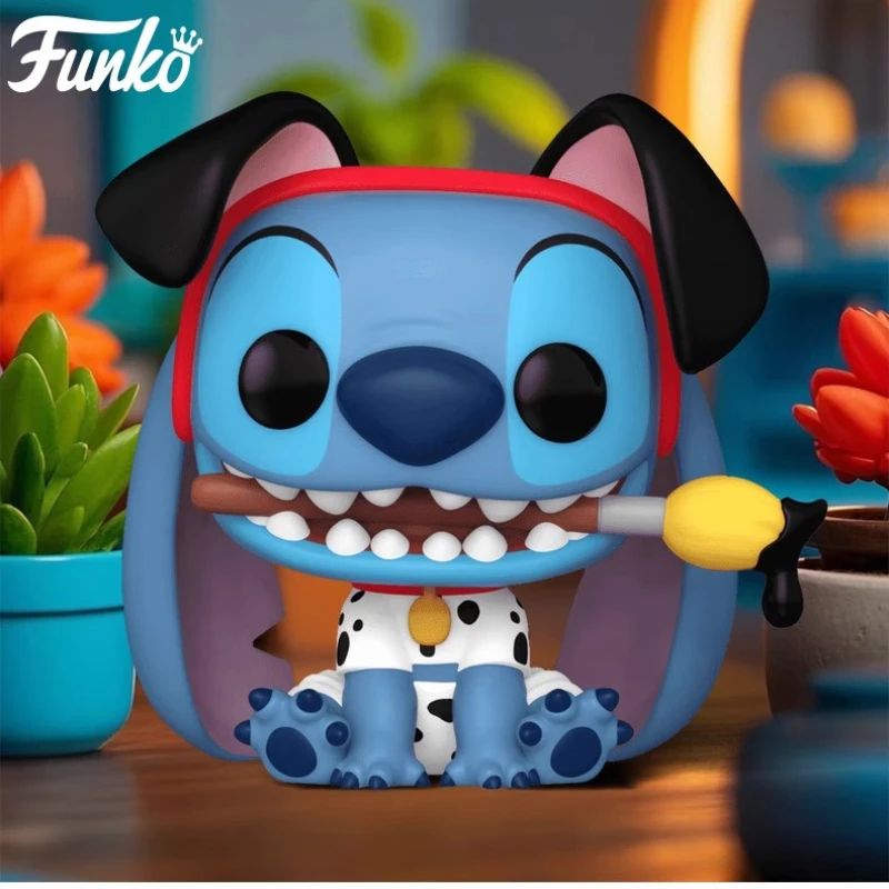 

Подлинное издание FUNKO POP Disney Лило и Стич: Стич (Далматинский узор) Аниме Украшение Орнамент Модель Игрушки Коллекционная модель