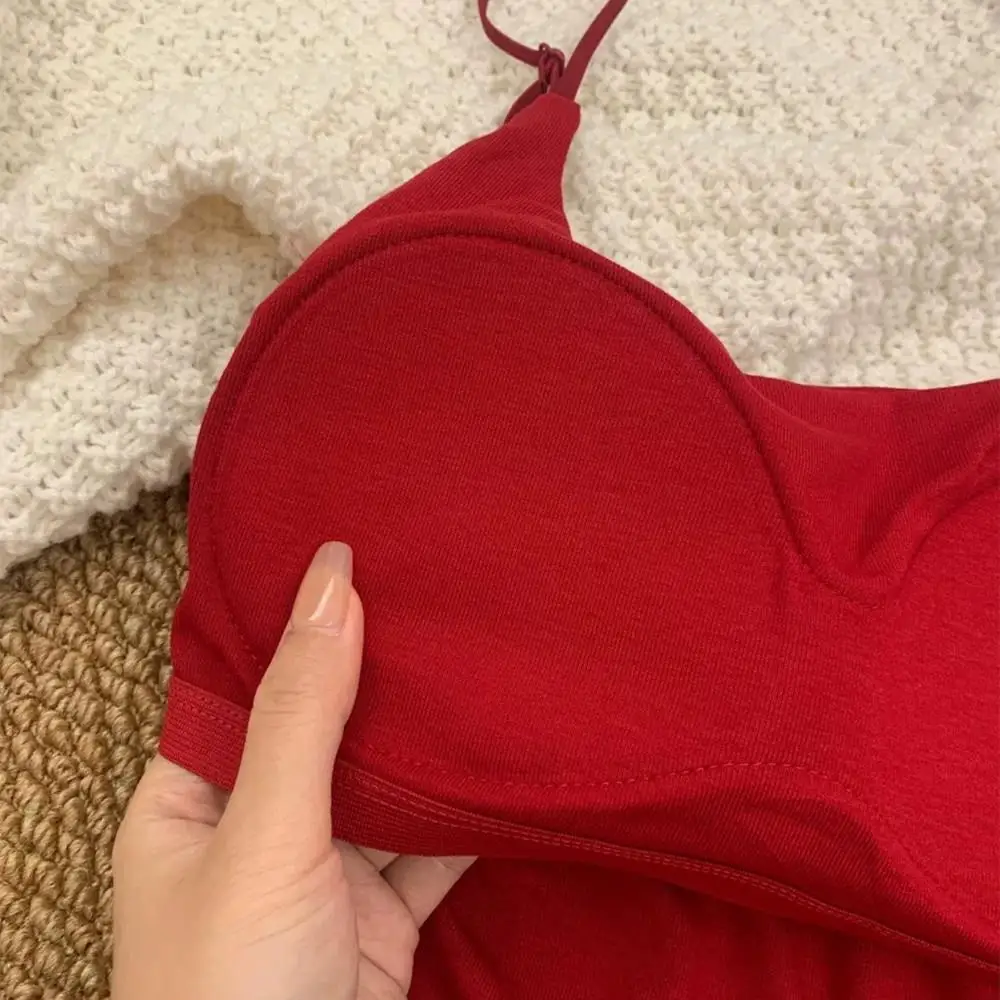 المرأة تانك القمم سليم حبال تي شيرت أسود أبيض لون نقي قاع الدبابات بروتيل مع وسادة الصدر مثير المحاصيل القمم رداء علوي غير رسمي