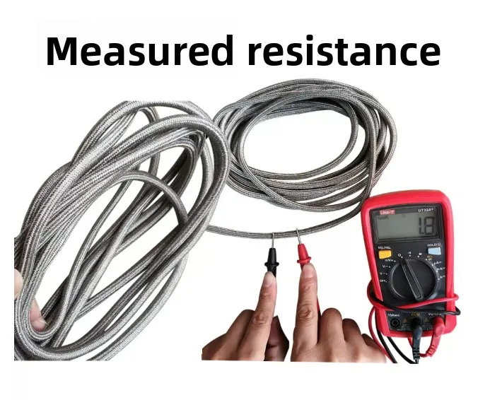 Silver fiber anti-static rope printing and laminating machine coated textile static conductive rope
