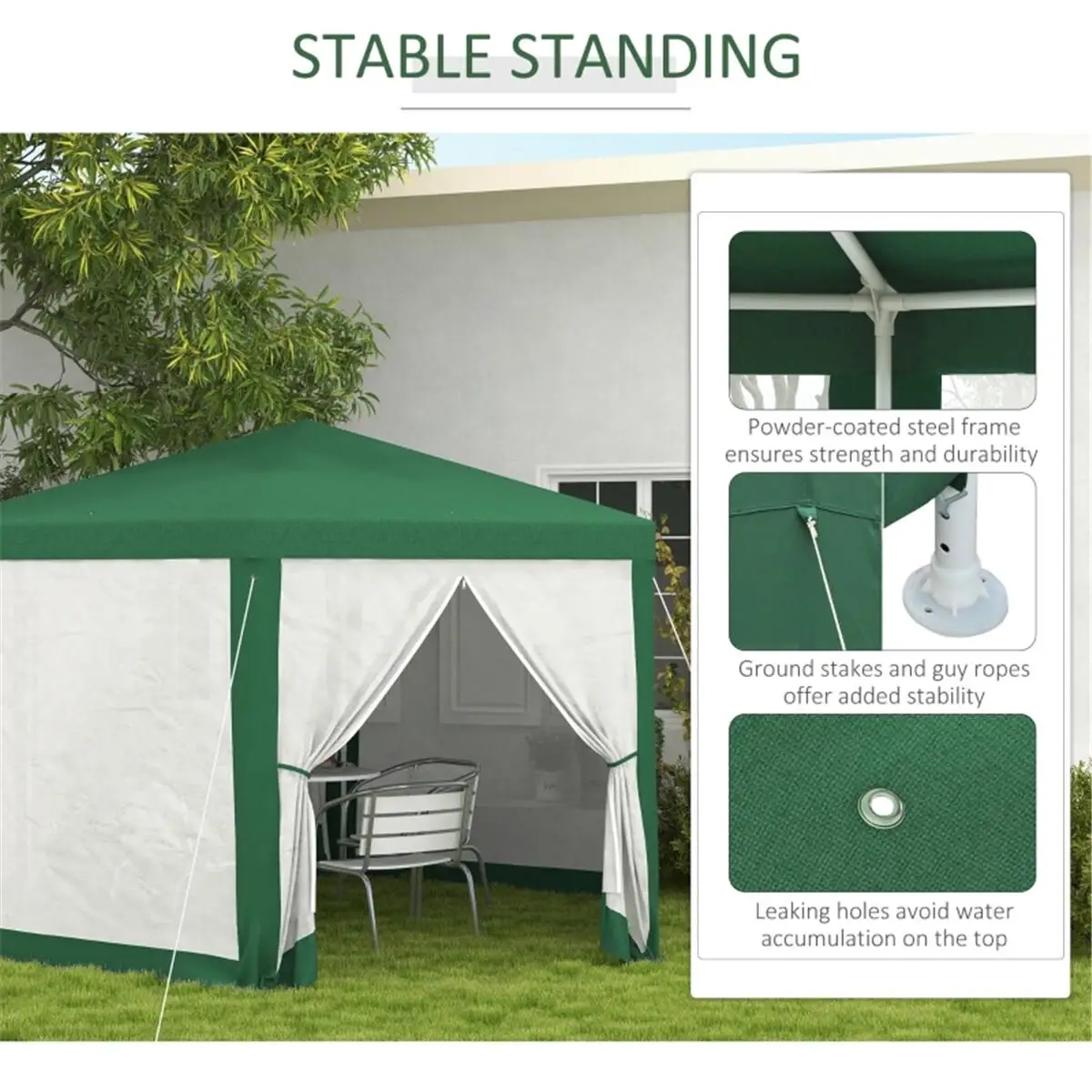 Outdoor Party Tent Canopy – Waterproof, Windproof Event Shelter for Weddings, Camping & Festivals