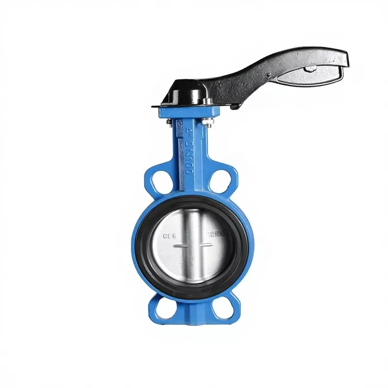 Wafer Type Soft Sealed Butterfly Valve - Compact Structure for Pipeline System