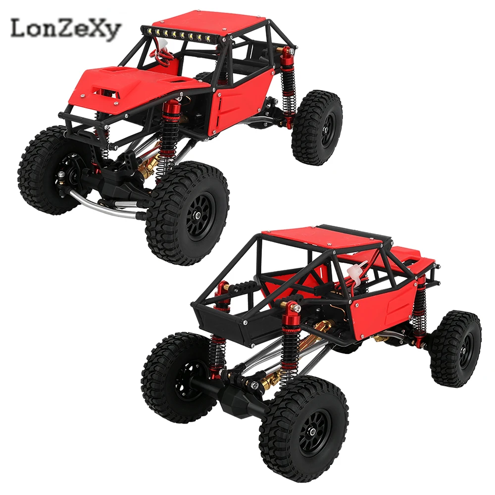1/18 RC Crawler Chassis for TRX4M, Plastic Axle & Plastic Body Frame, 421g Red DIY Upgrade Replacement Parts