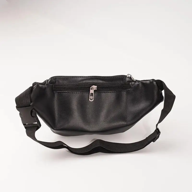 Herren-Gürteltasche aus PU-Leder, Hüfttasche, Kunstleder-Bauchtasche, modische, luxuriöse kleine Umhängetasche für Männer – Detail 13