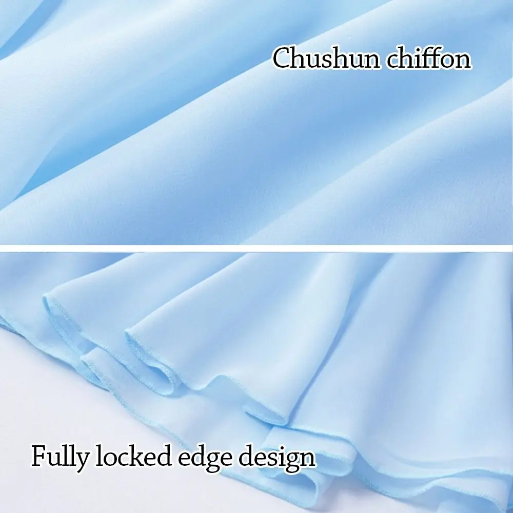 패션 쉬폰 튜튜 스커트 튤 발레 트레이닝 발레 스커트 통기성 댄스 연습 공주 스커트 여성용