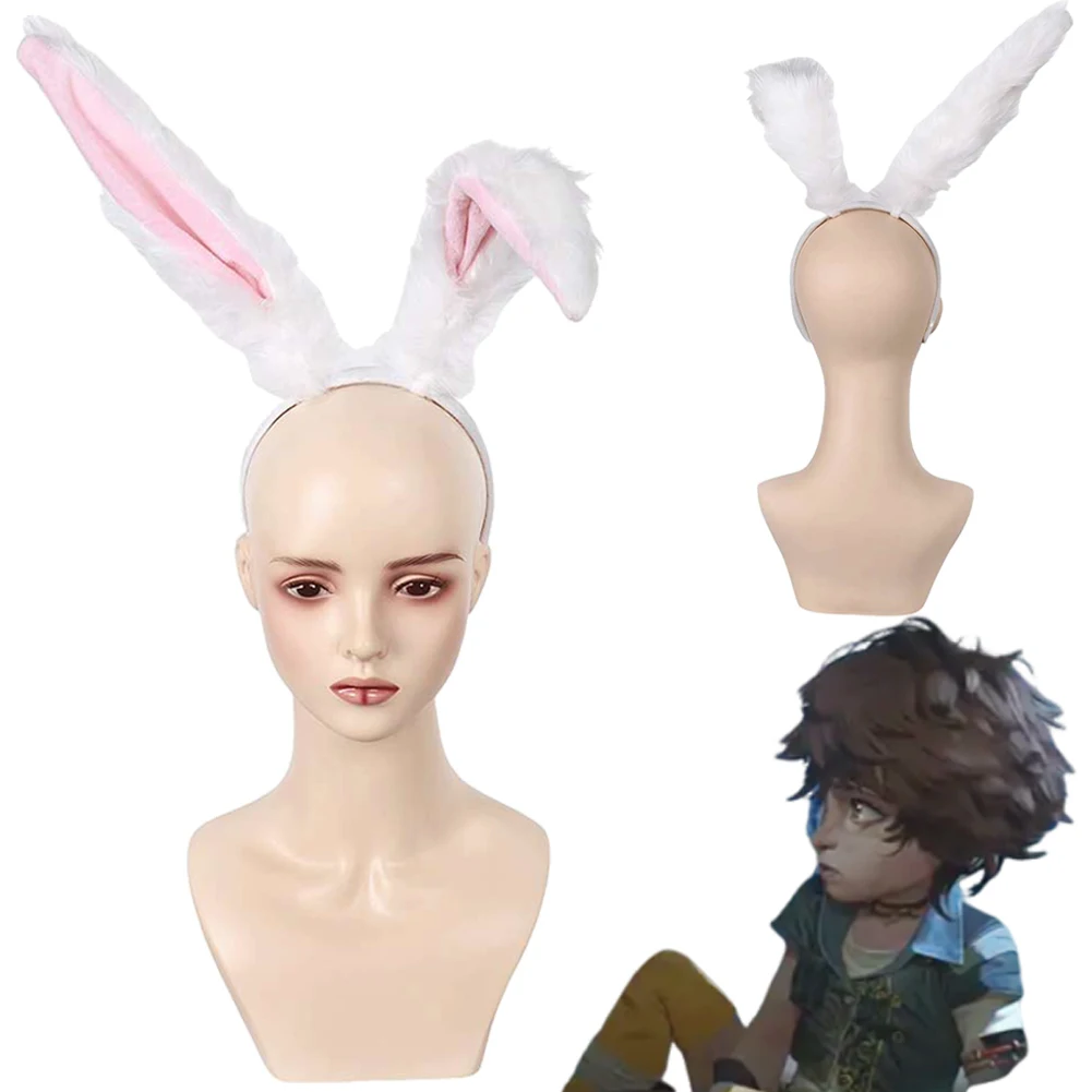 

LoL Arcane Isha Cosplay Rabbit Ears Headband Headwear Halloween Carnival Fantasia Party Costume Accessories Adult Women Gifts