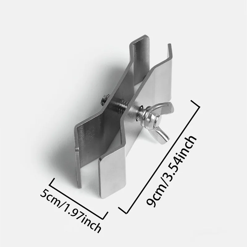 Outdoor Wagon Sun Umbrella Fixing Clamp Heavy-Duty Clamp for Cart & Vendor Cart Secure Holder for Camping & Market Stalls image 2
