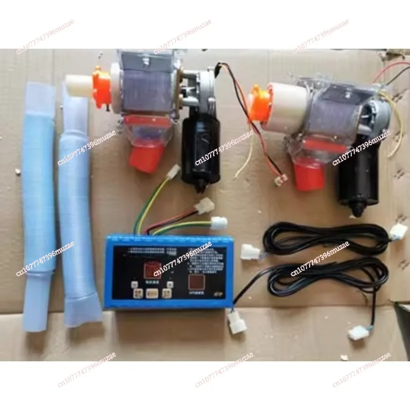Electric fertilizer applicator speed regulating fertilizer box set, special adjustable telescopic pipe for no tillage machine