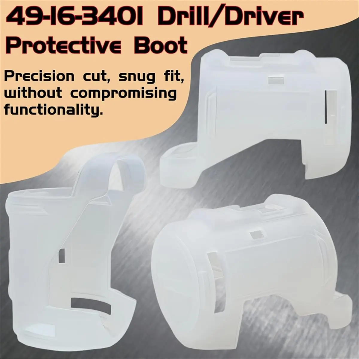 【MUST-HAVE LIST】 49-16-3401 Protective Boot Compatible with for Subcompact Brushless 3/8