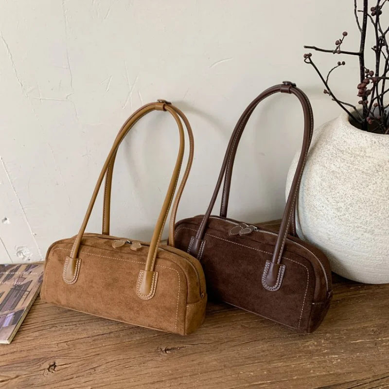 

Luxury Ladies Casual Leather Crossbody Bag Trendy Commuter Elegant Women's Vintage Fashionable Simple Bag