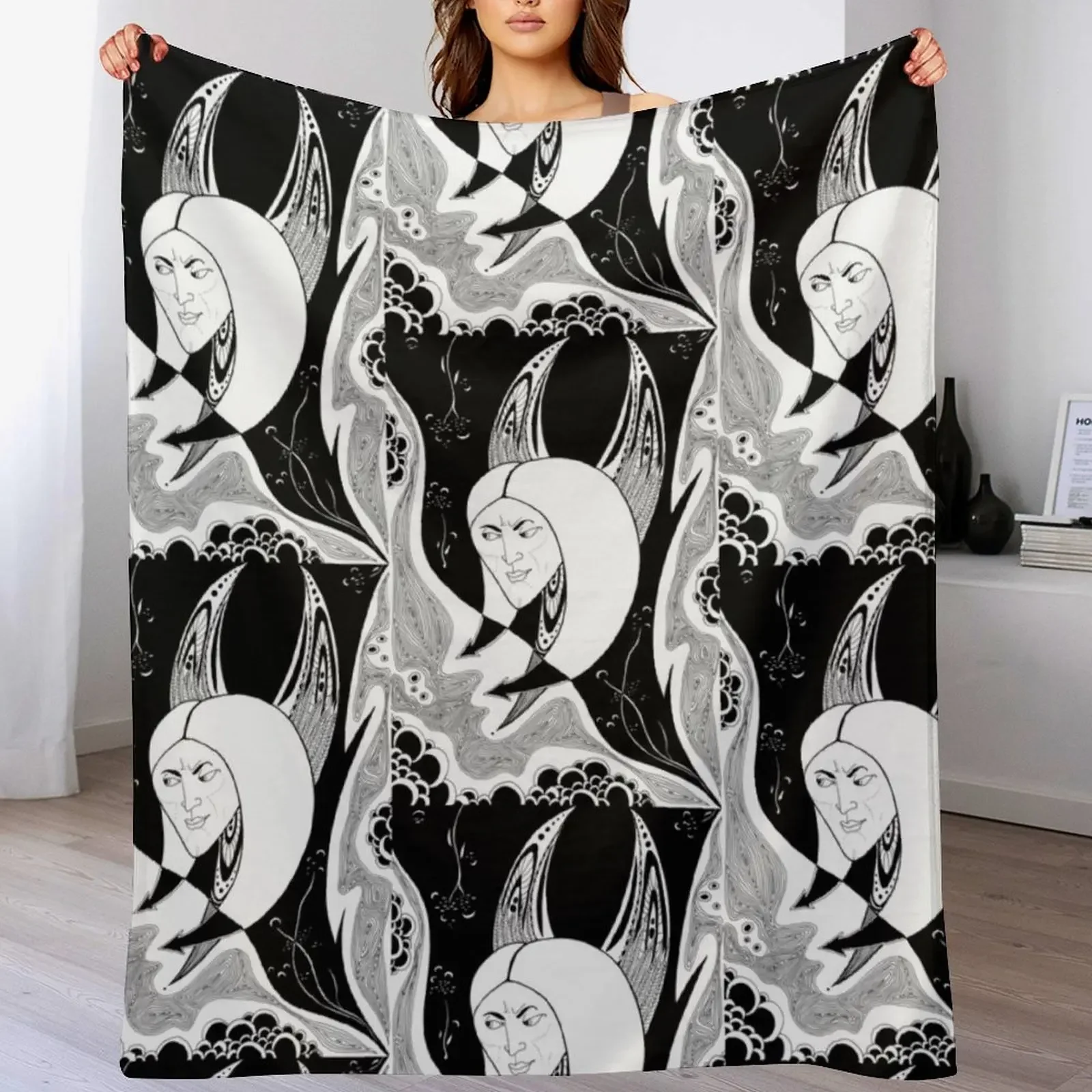 

Aubrey Beardsley Throw Blanket Fuzzy Plush Throw Blanket for Sofa Chair