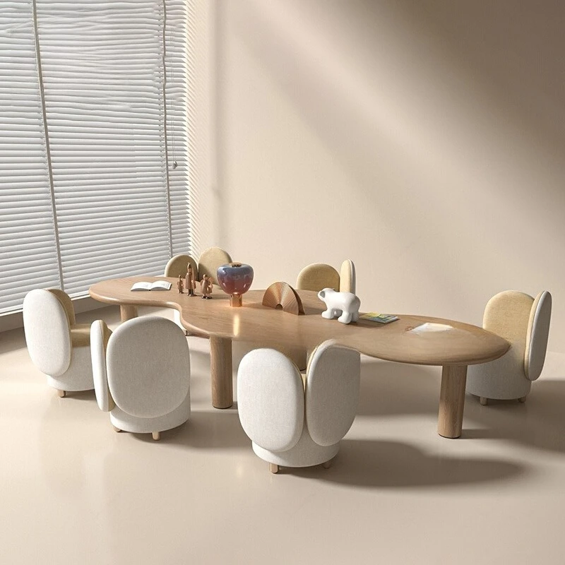 

Children's tables and chairs Kindergarten early education training Reading painting Handmade table