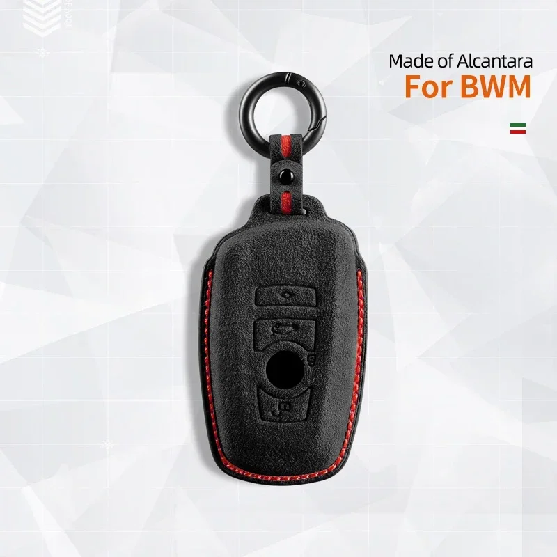 

For BMW 1-Series 4-Series 5-Series 7-Series GT KeyBag 320li3 Fur KeyBag Car Remote Key Case Cover Shell Keychain