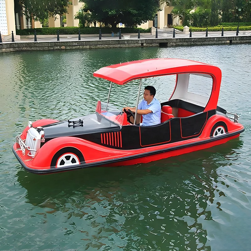 New Water Car Design Pedal Boat Or Paddle Boat Water Bike Vintage Boat Hot Sale from China