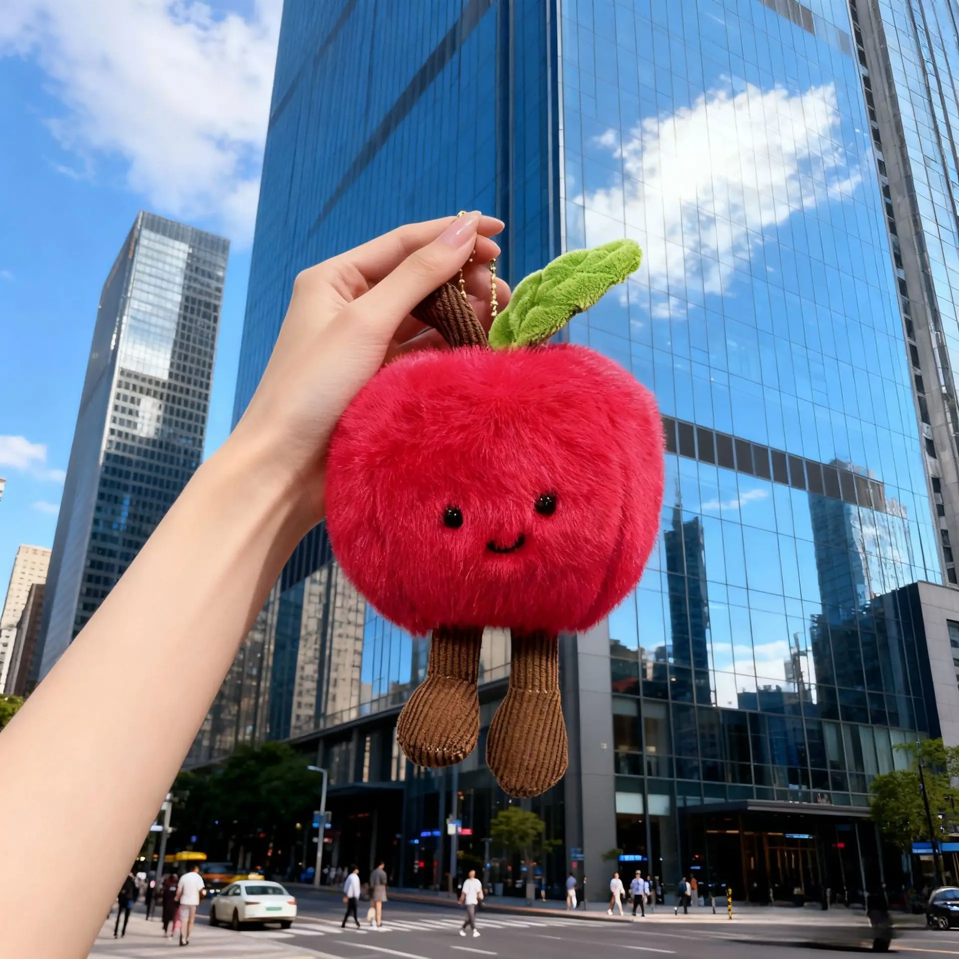 UK Jellycat knuffel JC groente- en fruitvoedsel hanger speelgoed comfort pop klauwmachine