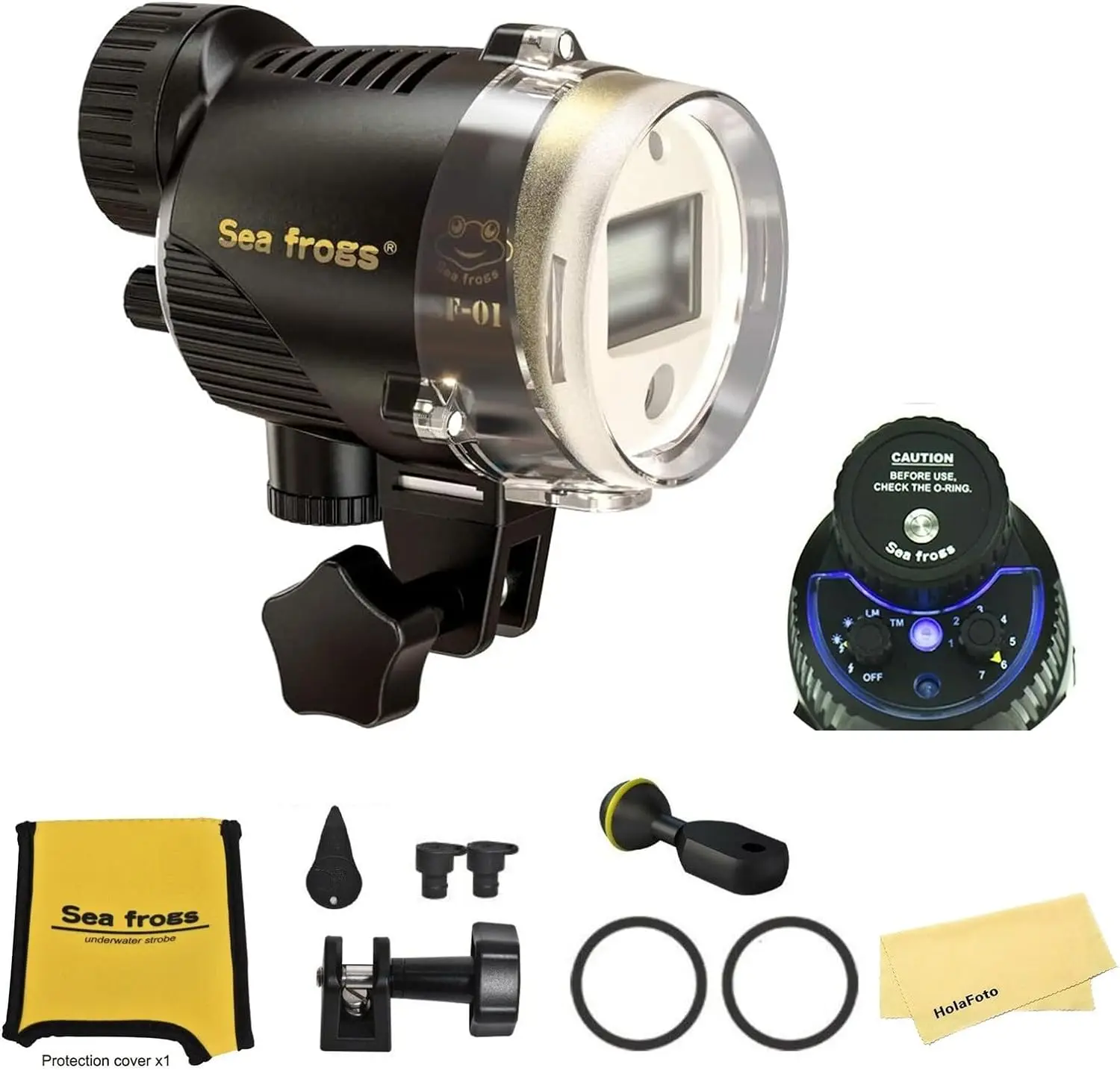 Seafrogs SF-01 Diving Video Flash Light 100M Waterproof Strobe For Underwater Photography