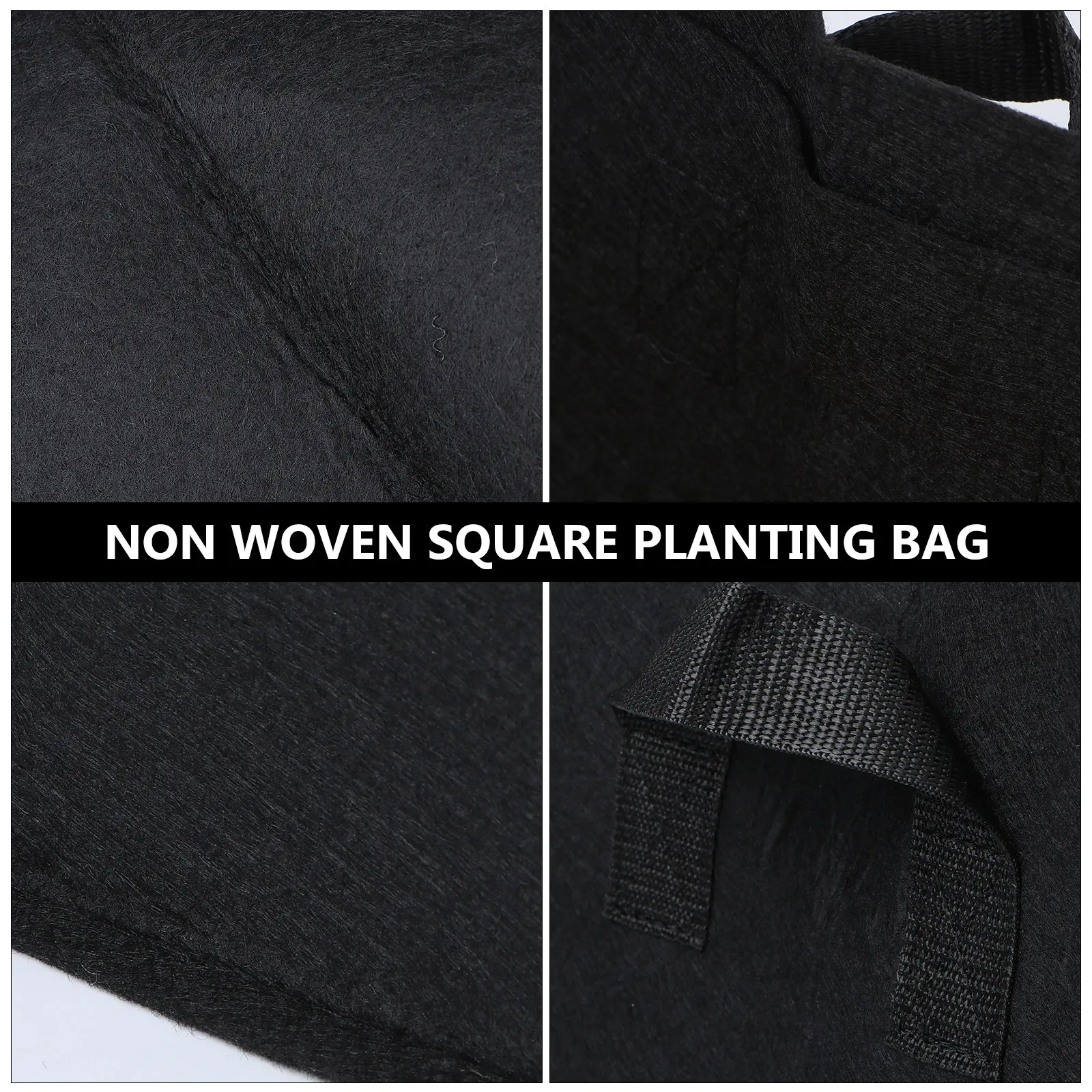 

6pcs Planting 5 Gallon Fabric Pots Square Growth Bag For Herb Vegetable Garden Drainage Root Breathing Reusable Lightweight