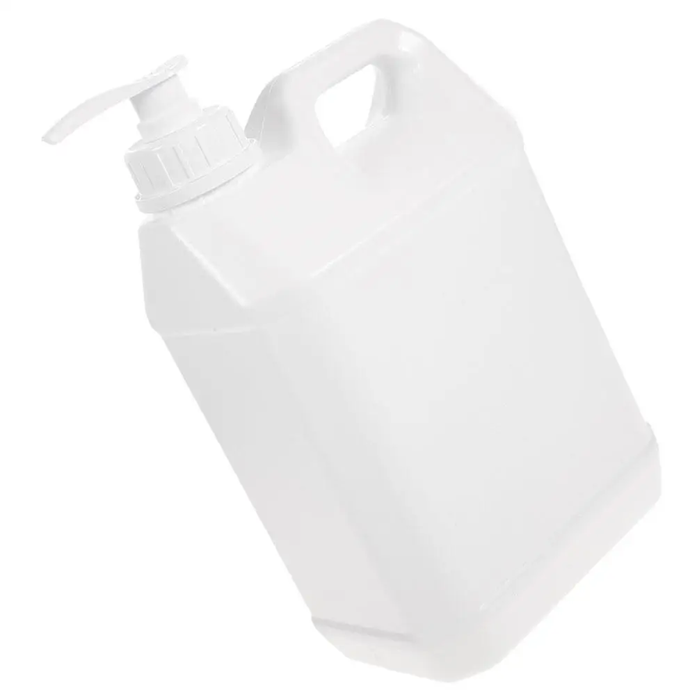 

Press Bottle Reusable Plastic Gallon Jugs Shampoo Conditioner Empty Pump Lids Large Capacity Hand Soap Dispenser Home Hotel Bath