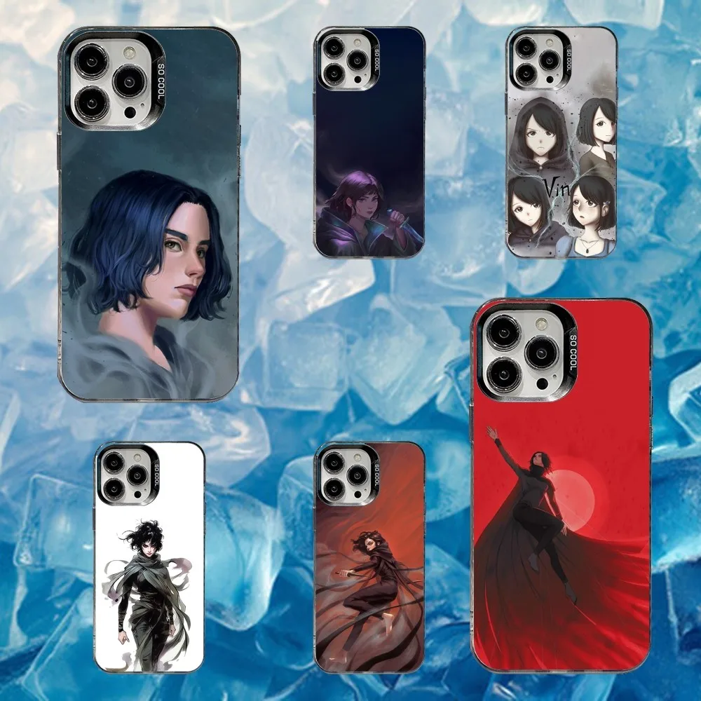 

M-Mistborn Trilogy Vin Phone Case For iPhone 16,15,14,13,12,11,Mini,Pro,SE,MAX White Matte Shockproof Cover