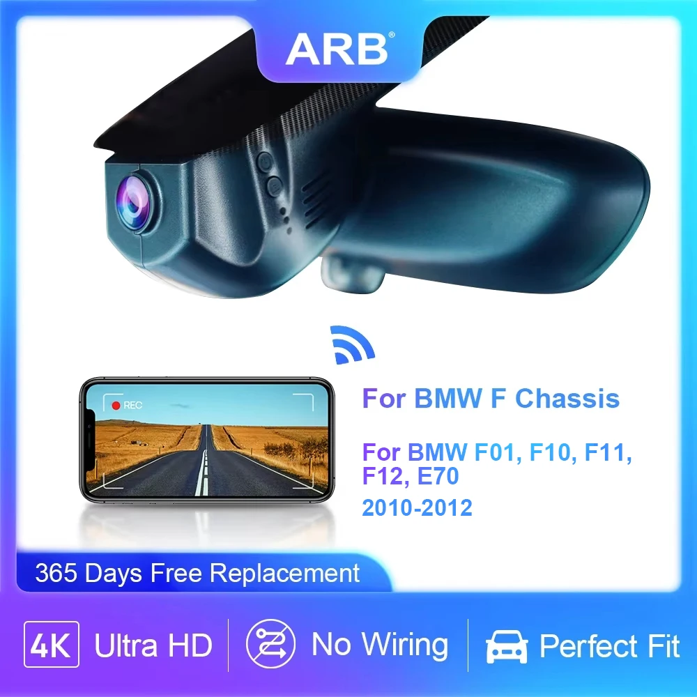 Dashcam for BMW F Chassis 1/2/3/4/5/6/7 Series&X1 X2 X3 X4 X5 X6 X7 M Series, ARB Cam for BMW F01, F10, F11, F12, E70 2010-2012