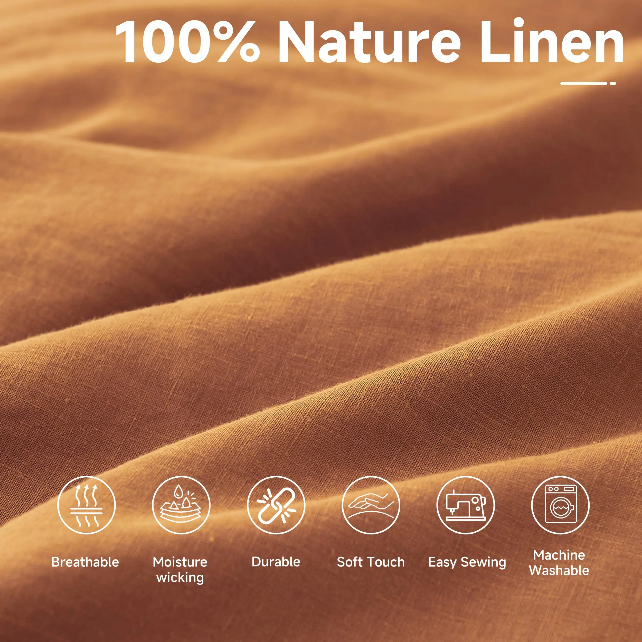 280cm Width 100% French Linen - Linen Napkin Set recension och pris