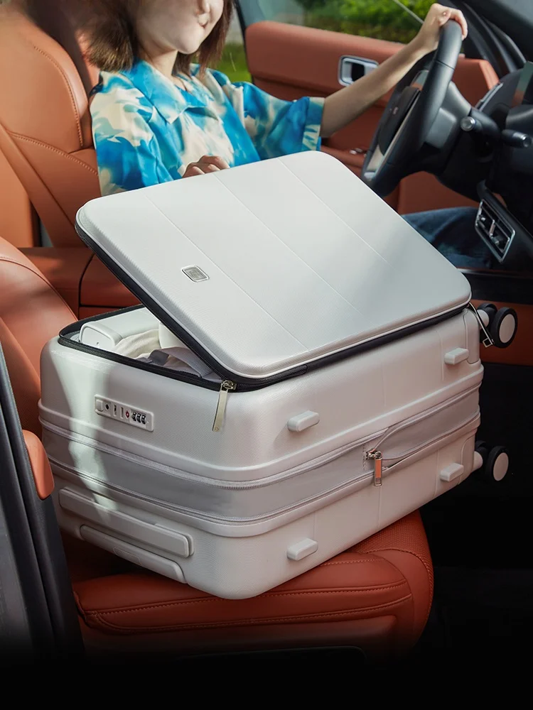 

Hank Large Capacity Expandable Luggage Carry-On Suitcase Travel Bag for Men And Women 20 Inch 24 Inch with Side Opening Cover