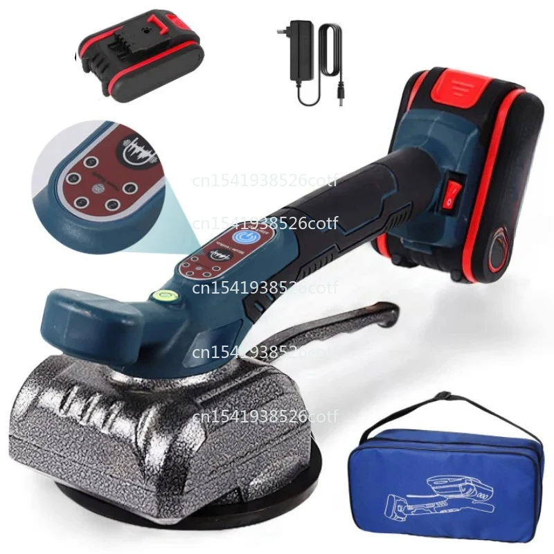 Вибратор для укладки плитки Drillpro 88VF, электрический, с присоской, регулируемый, автоматический, для выравнивания пола