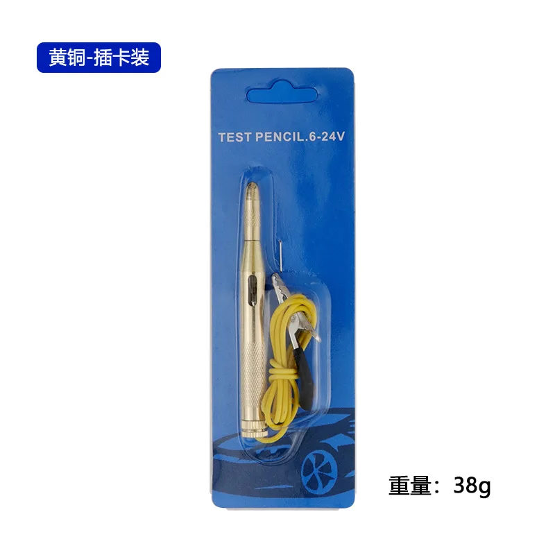 

Портативный электрический тестер напряжения 6-24В для диагностики автомобилей, индукционная индикаторная лампа для проверки цепей, ручка-тестер для ремонта авто