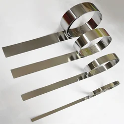 1 Meter 304 Stainless Steel Foil Strip Width 10 20 30 40 50 100mm Steel Foil Roll Narrow Strip Thick 0.1mm ~1mm
