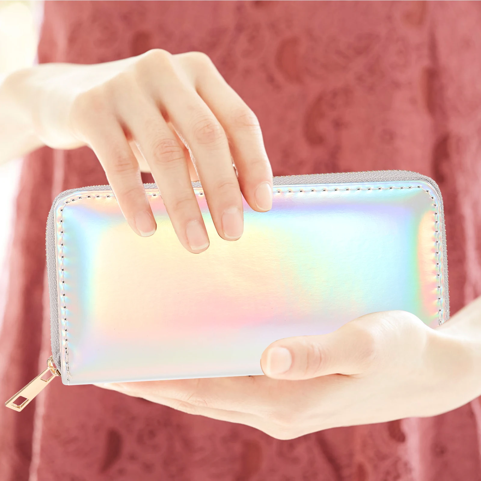 Coin Purse Women Long Sparking Sequins Purse Women Wallet Clutch Bag Sequins Wallet Compact Gifts Wallets