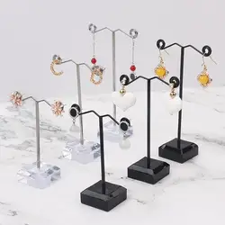 Mini Metal Earring Display Rack Acrylic Large Medium Small Size Earrings Necklace Bracelets Placement Rack Jewelry Display Stand