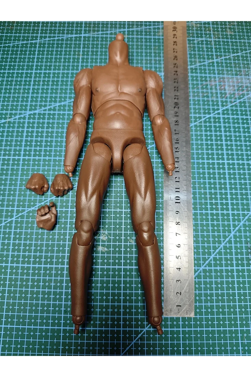 Cabeza de cuerpo fuerte a escala 1/6, modelo tallado de cabeza masculina compatible con figura de acción de 12 pulgadas, accesorio, muñecas de cuerpo muscular, juguetes, regalos para fanáticos