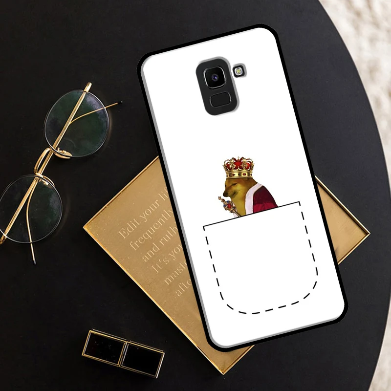 Cheems Doge Case For Samsung Galaxy J7 J5 J3 A3 A5 2016 2017 J6 J4 A6 A8 Plus J8 A7 A9 2018 Back Cover