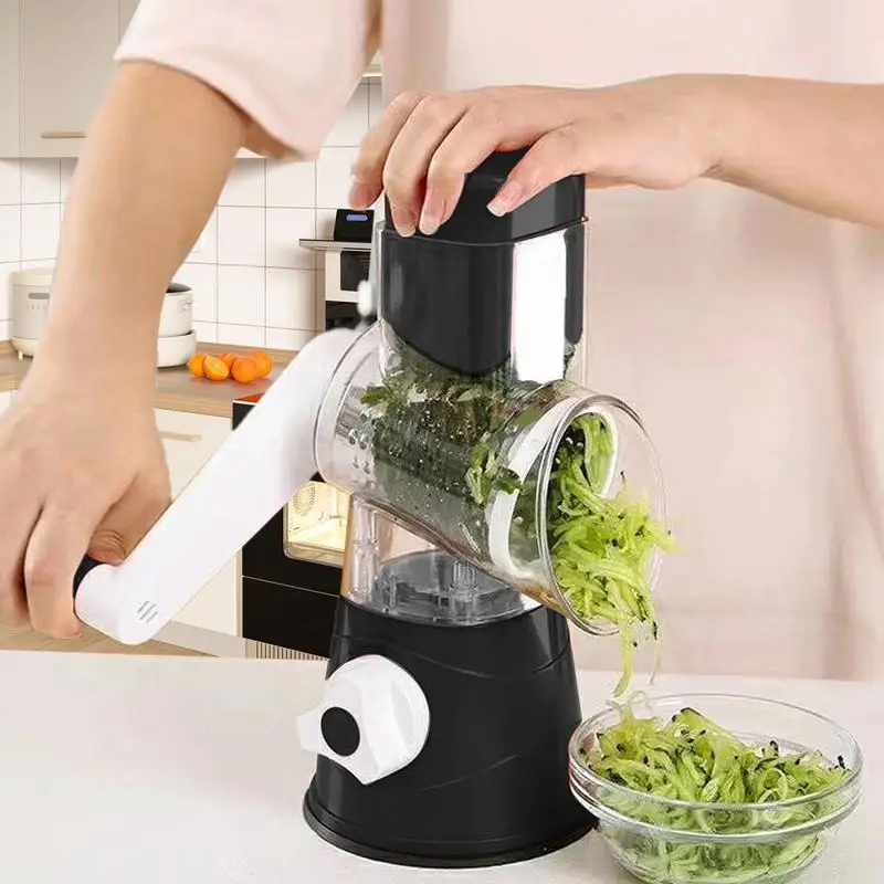 Manual Rotary Cheese Grater for Vegetable Cutter Potato Slicer Mandoline Multifunctional Vegetable Chopper Kitchen Accessories