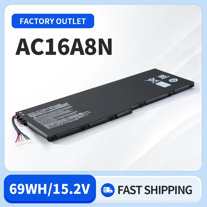 

Somi AC16A8N 4ICP7/61/80 Laptop Battery for Acer Aspire V17 V15 Nitro VN7-593G VN7-793G VN7-793G-73YP 78E3 VN7-793 717L