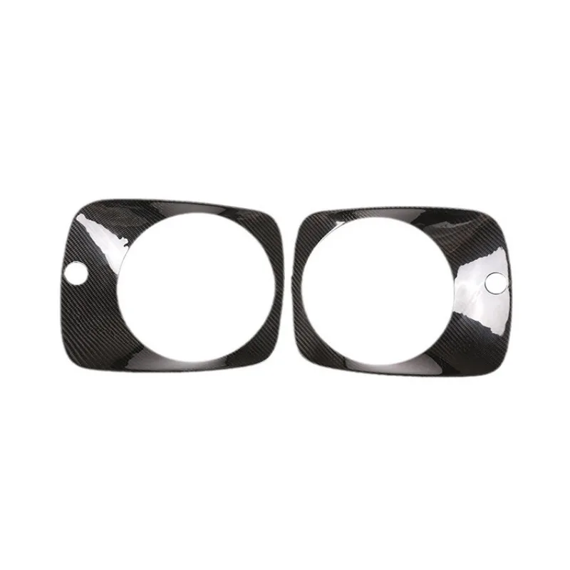 Carbon fiber for car modification Headlight panel Protective cover Exterior modification Front bar Dry carbon matte