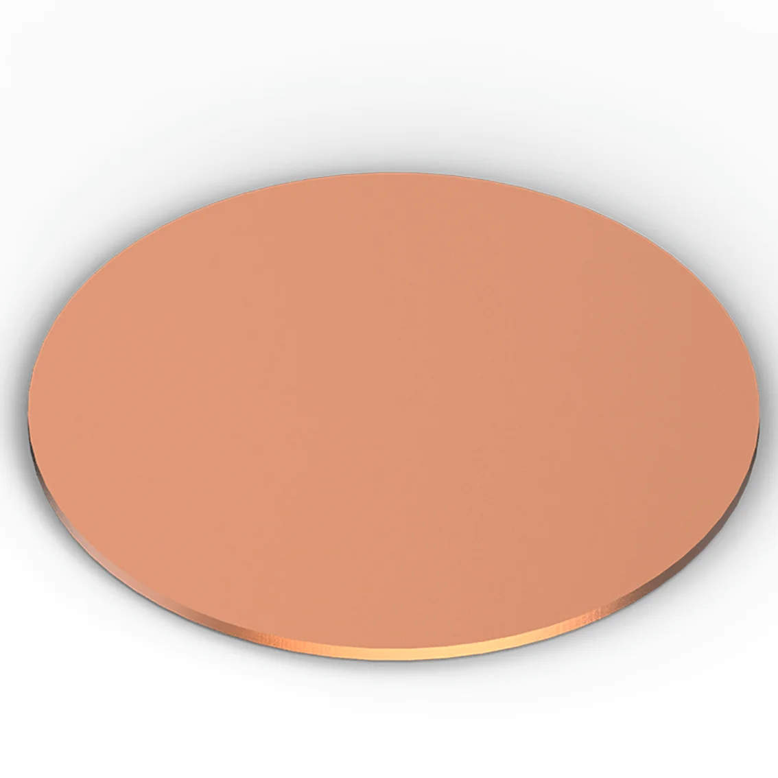 T2 Red Copper Disc Dia 10-200mm Thickness 0.5mm- 5mm Copper Round Plate Sheet DIY Model Mould Material Processing Parts