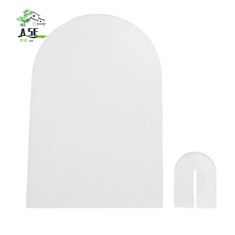 

A05E-25 Sets 4 X 6 Inch Clear Arch Acrylic Sign With Stand Blank Arched Round Top Sheet Arch Table Numbers For Wedding