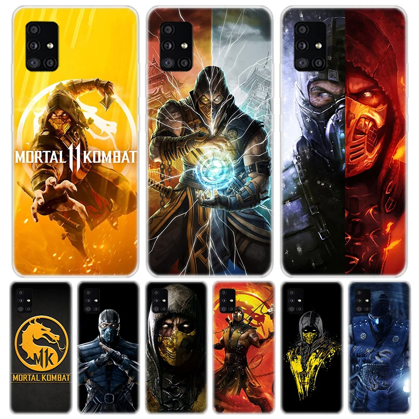 Mortal Kombat For Samsung Galaxy A51 A50 A71 A70 Phone Case A40 A41 A30 A31 A20E A21S A10 A11 A01 5G A6 A8 + A7 A9 Plus