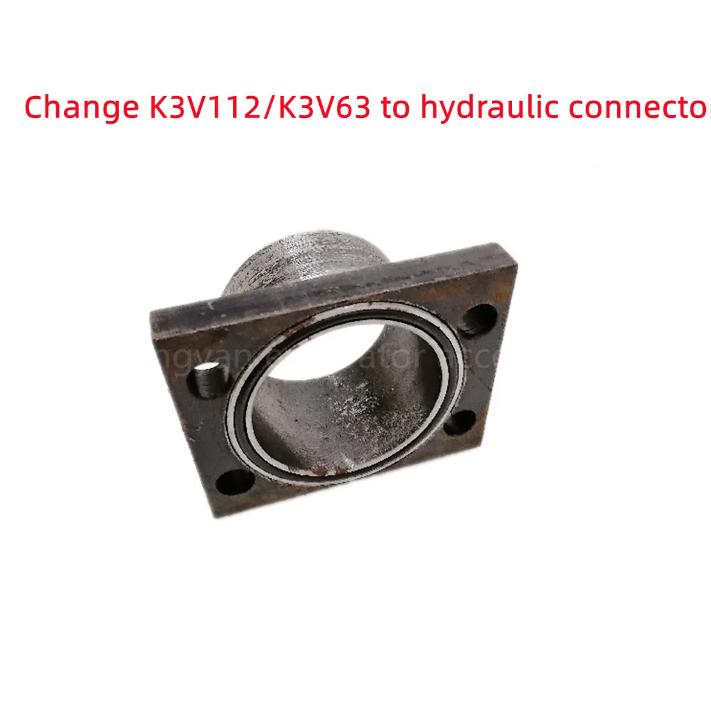 For Komatsu Hitachi Daewoo Changed K3V112 K3V63 K3V180 K3V200 Hydraulic Pump Inlet Pipe Flange Pipe Joint Excavator Parts