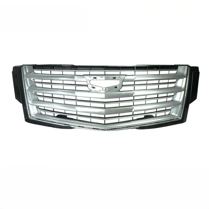Front Grille For Cadillac Escalade Air Intake Grids 2015-2020 Racing Grills With Electroplating Strip Grill Trim Front Bumper