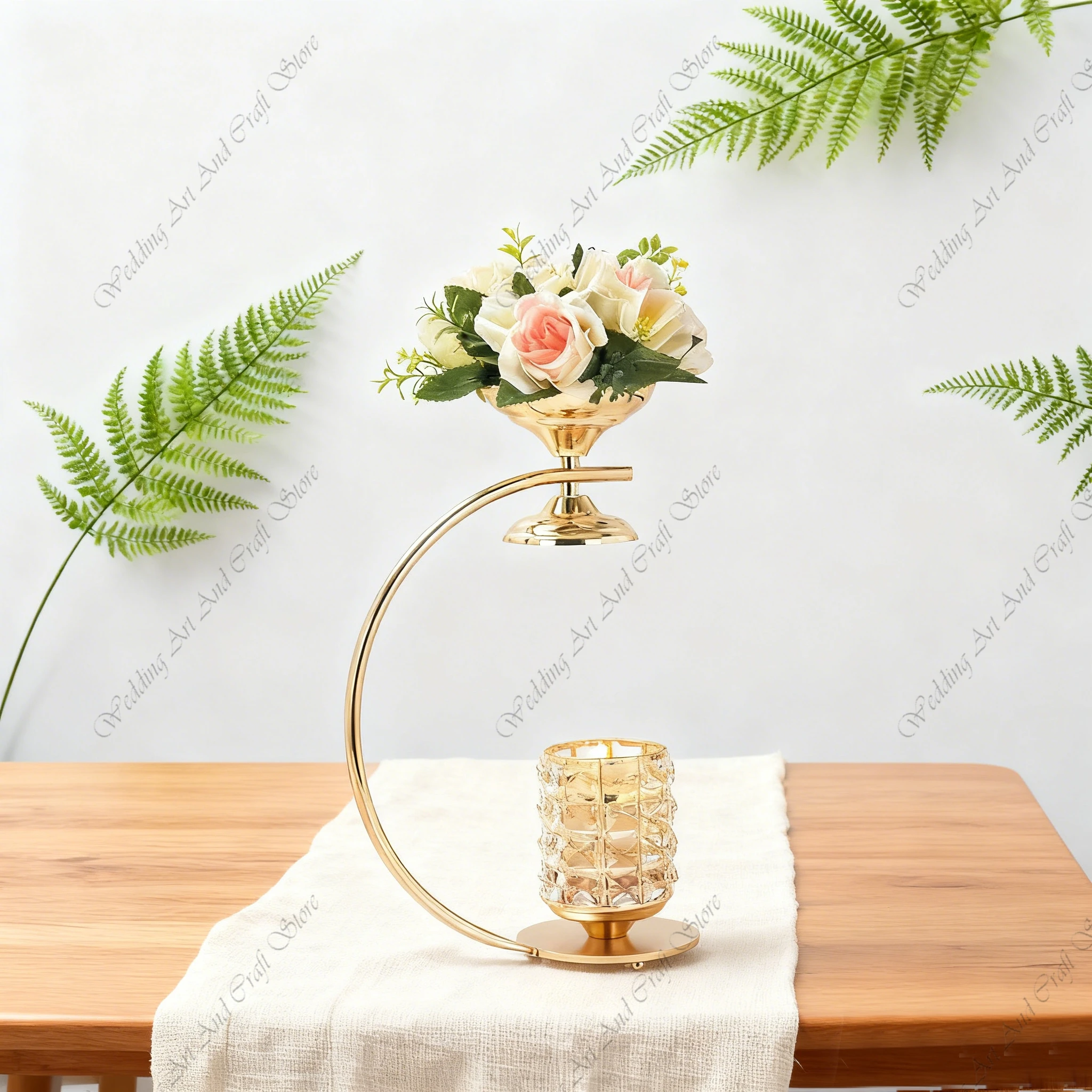 

10pcs f30 40/60cm Iron Metal Flower Stand Floor Centerpiece Candle Arrangement Stand for Wedding Party Dinner Centerpiece iy540