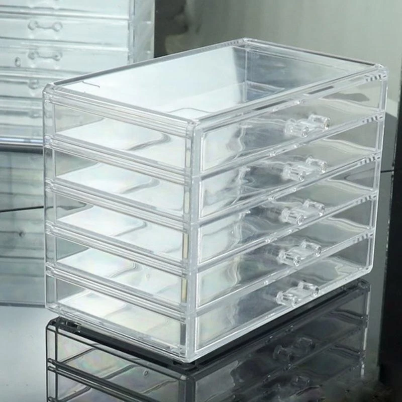 حاملي أدراج تخزين المكياج الأكريليون توفير المجوهرات والإكسسوارات