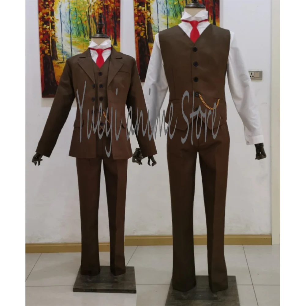 Cosplay Wiliam James Moriarty Costume men uniform Full Set Outfit for Halloween Carnival Party Suit --customized