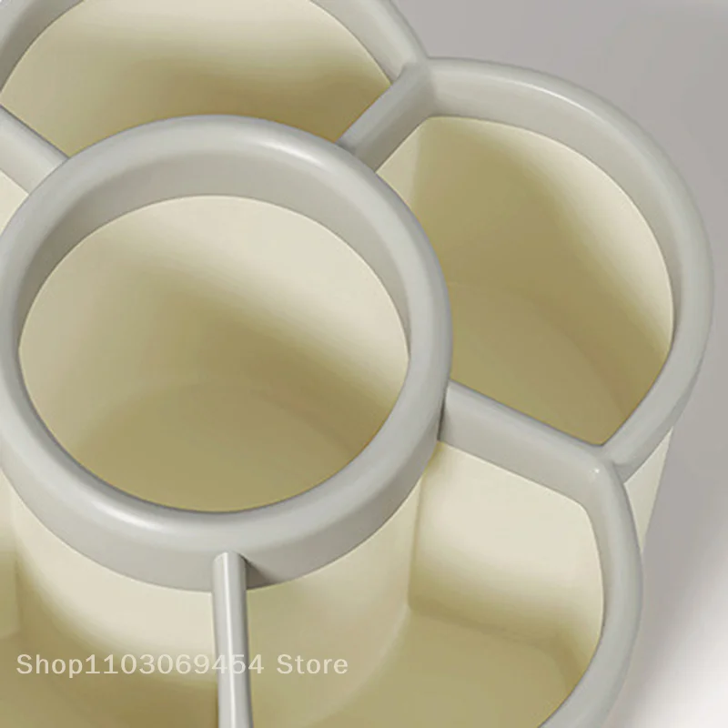 1개 360 °   회전식 연필꽂이 - 다기능 책상 정리함, 메이크업 브러쉬 및 학생용 문구류에 적합