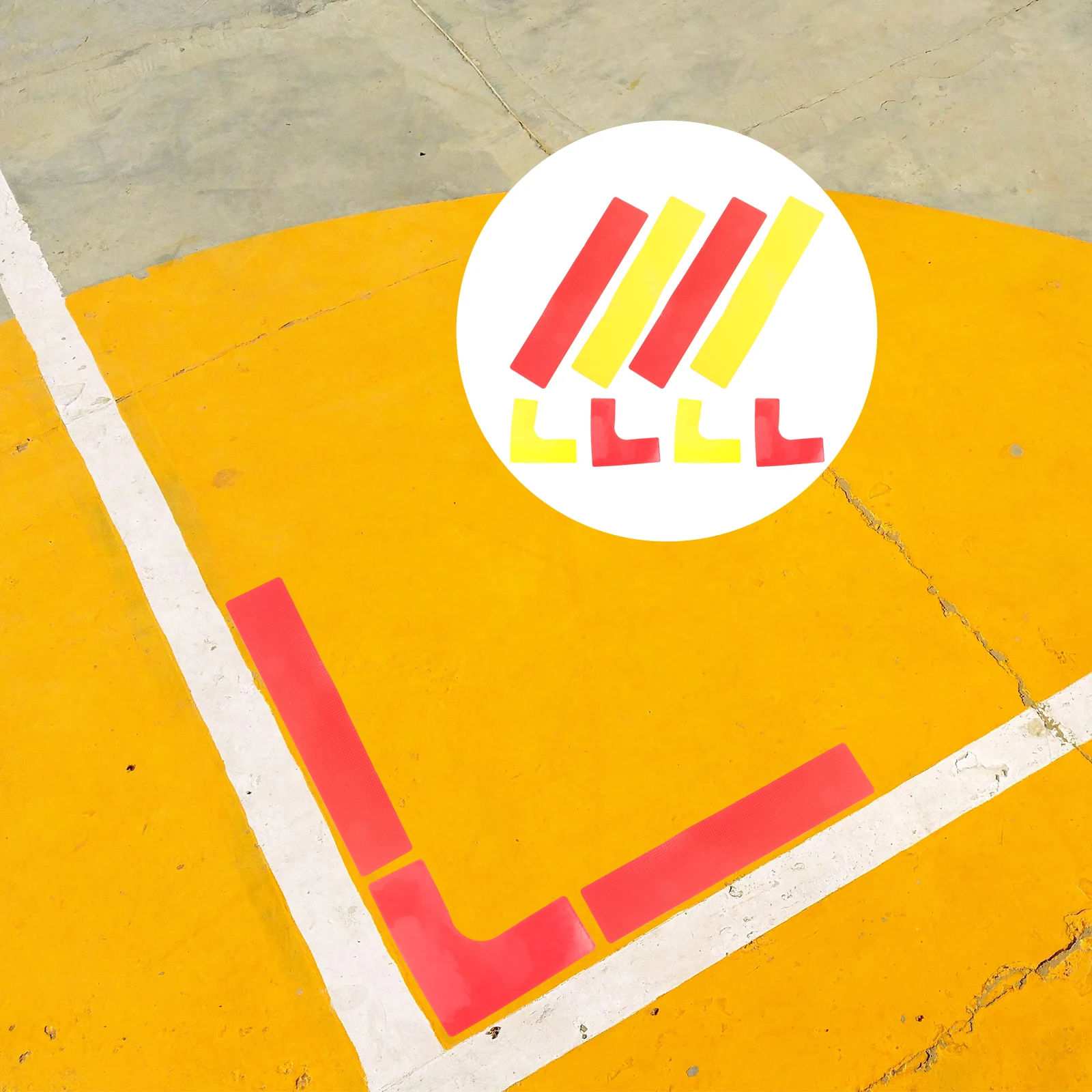 

8 Pcs Stadium Marking Line Sports Venue Markings Marker Utensils Field Lines Tennis Court Tpe Spot Markers