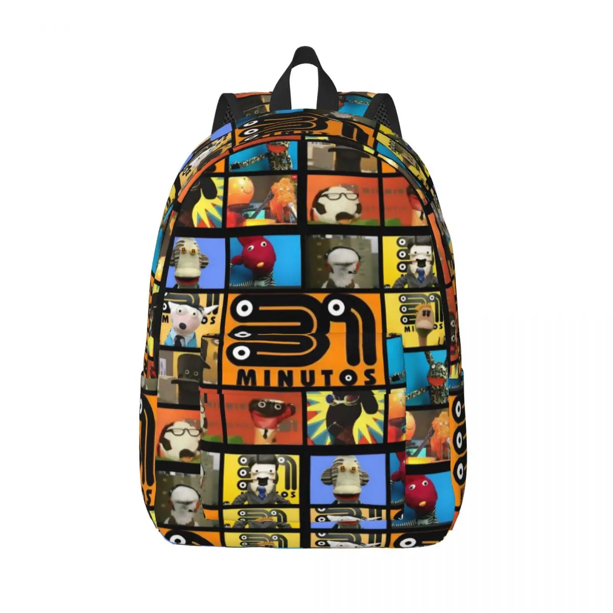 

31 Minutos Backpack for Preschool Primary School Student Chilean Comedy Bookbag Boy Girl Kids Daypack Lightweight